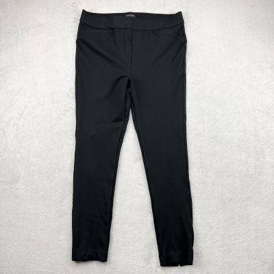 NYDJ Sculpt Her Pull On Legging Pants Womens L Black Ponte Lift Tuck Tech