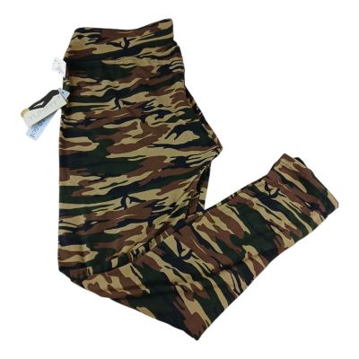 Ready To Go | Junior Plus Size 2X Camo Super Soft Leggings Yoga Stretch Pants