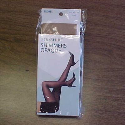 BERKSHIRE SHIMMERS OPAQUE TIGHTS NUDE SIZE MEDIUM STYLE 4943