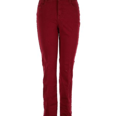 Style&Co Women Red Jeggings 8 Petites