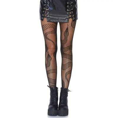 Snake Net Pantyhose Tights