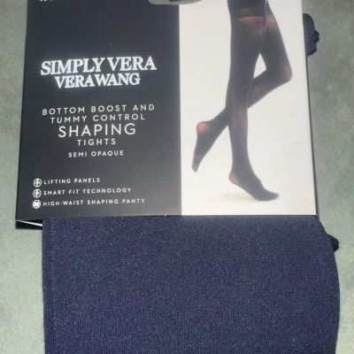 Simply Vera Wang(size 2)Shaping Tights Bottom Boost and Tummy Control 40 Denier