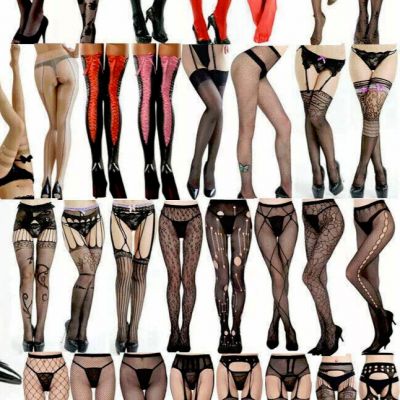 Lot 100 Pairs Fishnet Hosiery Thigh High Lingerie Stockings Pantyhose Tights