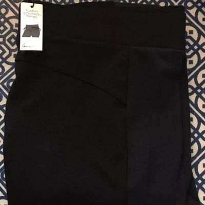 Lane Bryant Black Skinny Tummy Panel Control Legging Pants Black Navy Gray Sz 22