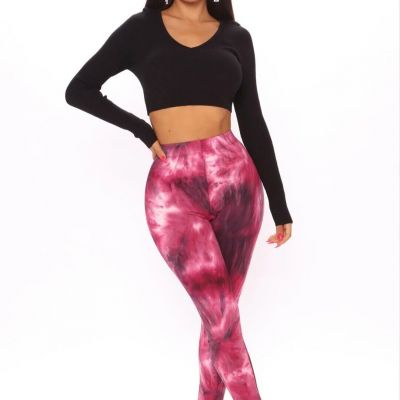 Fashion Nova Days Off Tie Dye Leggings Size Large