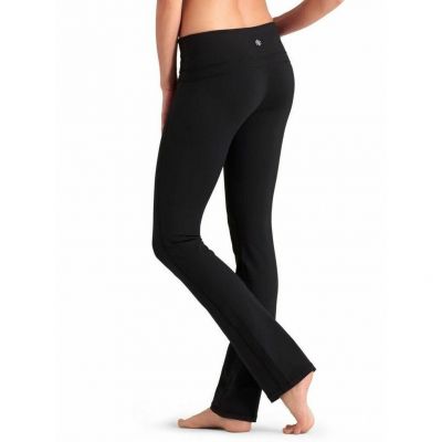 Athleta Women's Size Small Black Straight Up Yoga Pants Straight Leg Leggings