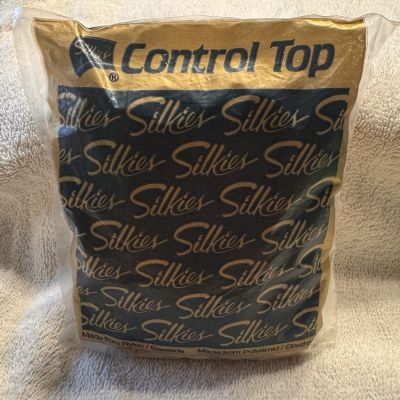 Vintage Silkies Pantyhose Control Top Hose QUEEN Nude 070501 X-large