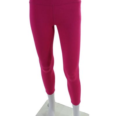 Beyond Yoga Womens High Waist Solid Athletic Leggings Bright Pink Size XS