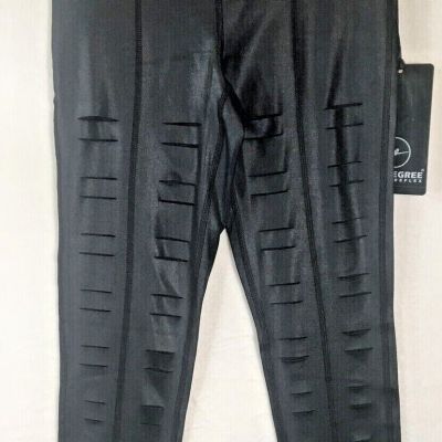 90 Degree by Reflex Women's XS BLACK CIRE CW67430 Vented Slash Legs NEW