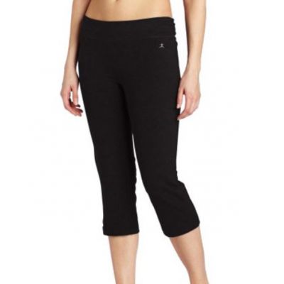 Danskin Leggings Essential Sleek Fit Crop Black Womens Sz S NEW NWT N88