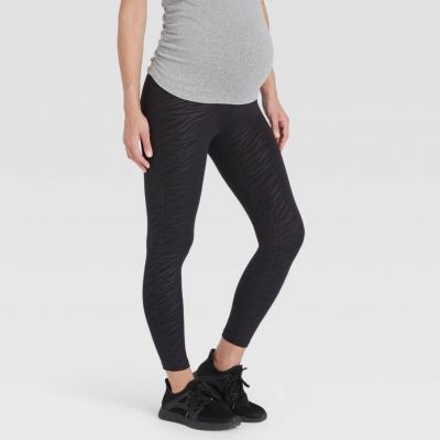 Ingrid & Isabel Active Maternity Leggings Black Yoga Workout M L XL XXL