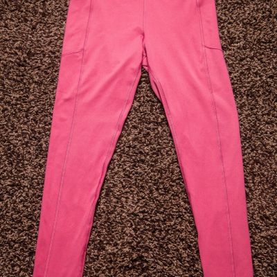 Victorias Secret Essential Leggings Rose Pink Size 10 Yoga Active Wear