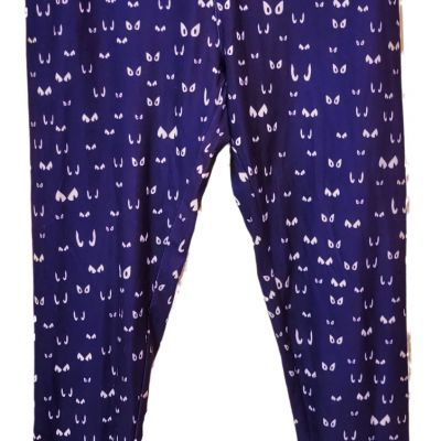 Charlies Project Haunted Mansion Eyes Purple Leggings OS 4-14 NWT