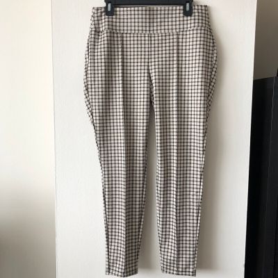 Nine West Plaid Legging - Size Large