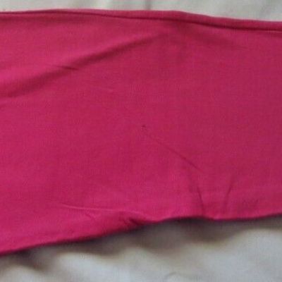 Women legging Fuschia Large Size Made in USA 95perc Cotton 5perc Lycra