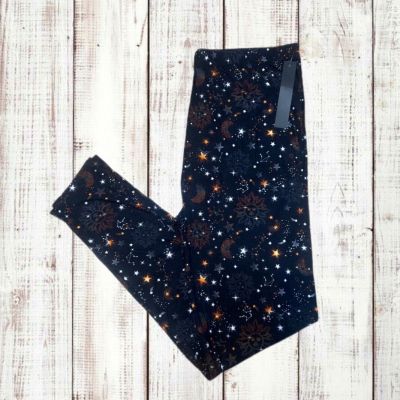 Women’s Leggings Plus Size 1X-2X NWT Extra Stretchy Star Space Galaxy Print