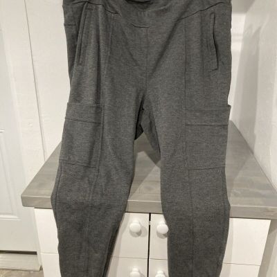 Jockey Women’s Leggings. Gray. Used. Size 2X.