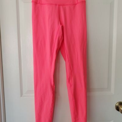 Ethos Womens Leggings Bright Salmon Pink Sz S Small