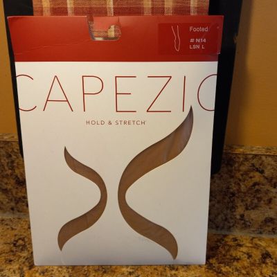 Women's Capezic Tights Semi-Opaque Footed 88perc Nylon 12perc Spdx LG 5'3