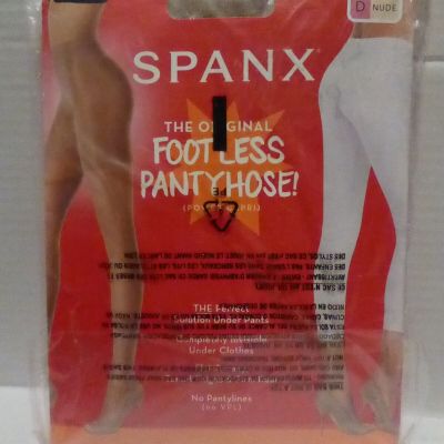 Spanx Women's Original Footless Tummy Control Power Capri Pantyhose, Nude, D