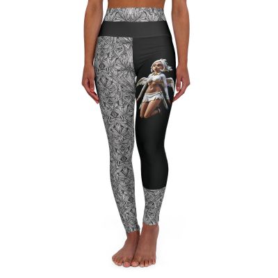 High Waisted Yoga Leggings – NeatBids Custom Design 13