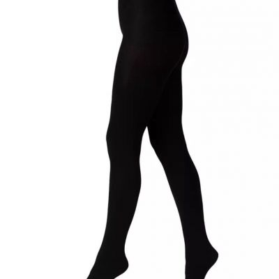 Ladies Fleece Lined Thermal Tights Winter Warm Black Full Foot Thick Only One