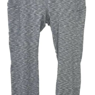 Ododos Leggings XL Heather Gray With Thigh Pockets Womens Athletic Running Pants