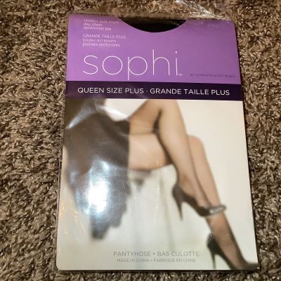 Sophi day sheer pantyhose, color black, Queen Size: 2X