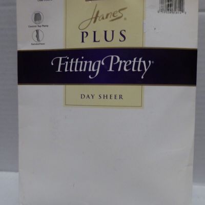 Hanes Plus Fitting Pretty Day Sheer Control Top, Little Color, Three Plus