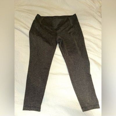 Athleta Delancey skyline  Leggings size 1x color herringbone gray