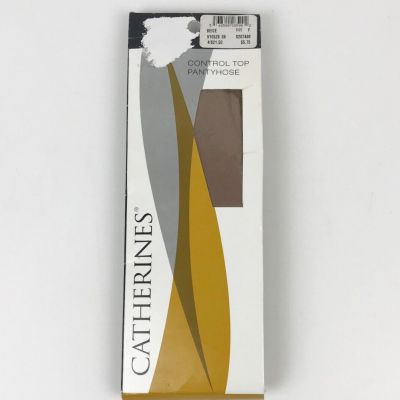 Catherines Control Top Pantyhose Beige Size F