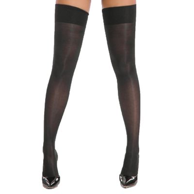 US Women Oil Glossy Thigh High Over Knee Stockings Dance Stretchy Sexy Pantyhose