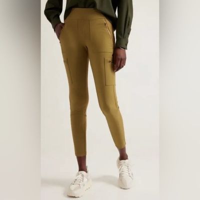 Headlands Hybrid Cargo II Tight Legging Tapestry Gold Light Green sz 22 Gorpcore