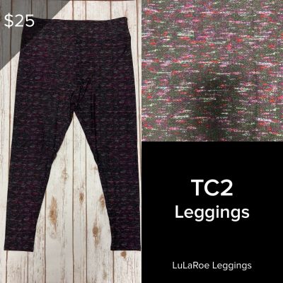 LuLaRoe NEW Leggings TC2 (Tall & Curvy 2) Buttery Soft Sz 18+ Print Comfortable