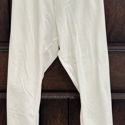 SIMPLY VERA WANG Women's Capri Leggings Stretch Size 2X Pull On White EUC