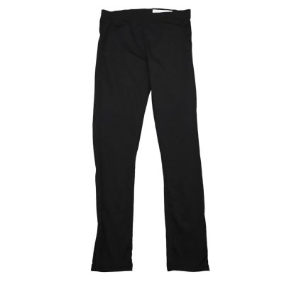 Nine West Pants Womens M Black Ankle Mid Rise Elastic Waist Pull On Leggings