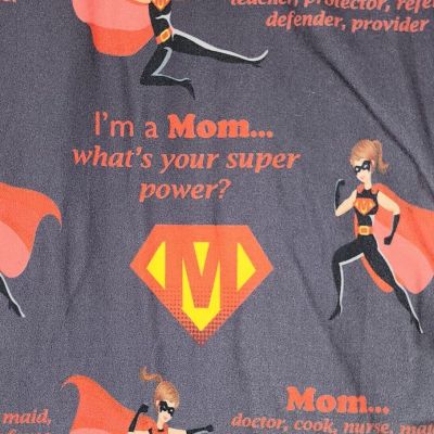 Super MOM Women's Custom leggings W/ Wide Waistband Sz Extra Plus ( 3x-5x)