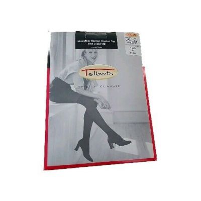 Talbots Pantyhose Microfiber Opaque Control Top w/Lycra 3D Size B  Navy