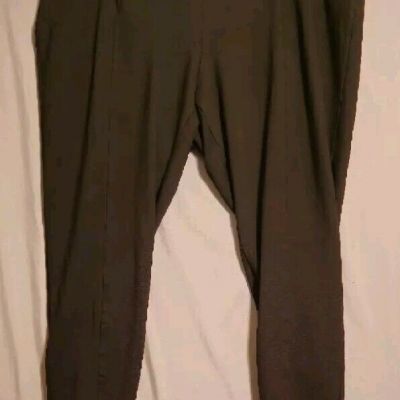 Lane Bryant Black Leggings Plus Sz 24 Womens Stretch High Rise