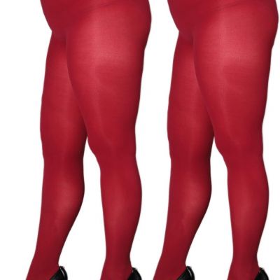 Plus Size Tights for Women, Ultra Large Up To 6x, 20 Colors Semi Opaque Control