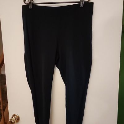 Torrid 1 /1x  Black Pull-On Ankle Ponte  Leggings Women's Size 1x