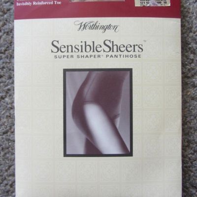 New Worthington SUPER SHAPER Control Top Pantyhose LONG Bone Color