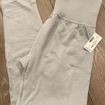 NWT Aeropostale Seamless High Rise Leggings Womens M Gray  Stretch $39