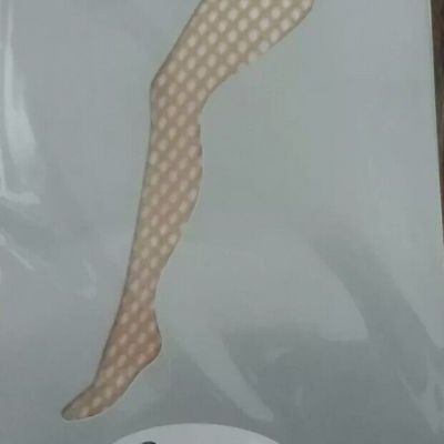 Women Costume Mates Fishnet Tights 100perc Stretch Nylon ~ One Size Fits All ~ TAN