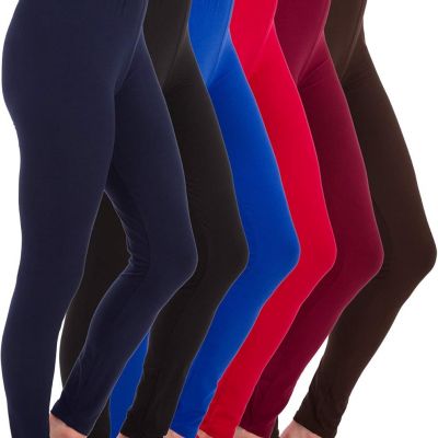 Premium Ultra Soft High Rise Waist Full Length Regular and plus Size Leggings