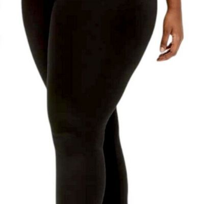 Lane Bryant Women's Black Velour Fleece Lined Leggings Plus Size E-F