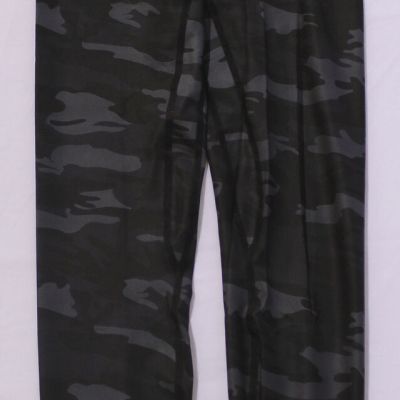 Hybrid Women's High Rise Stretchy Grayscale Camouflage Leggings JB1 Gray Medium