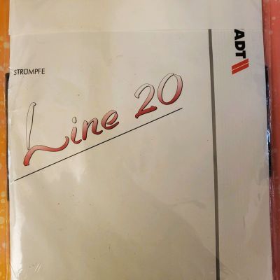 Vint Karstadt Line 20 Fashion Stockings Black