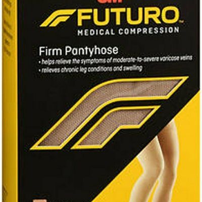 Futuro Women's Medical Compression Firm Pantyhose Medium Nude Color 1ct 6 Pack