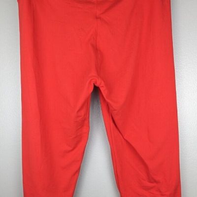 Conceited Leggings Plus Size Red Capri or Ankle Women's